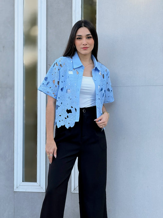Camisa Crochet