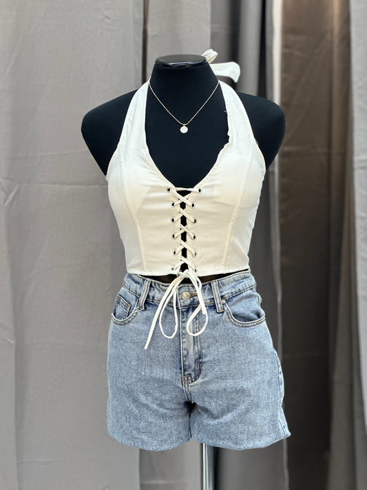 Corset Trenzado corte en V