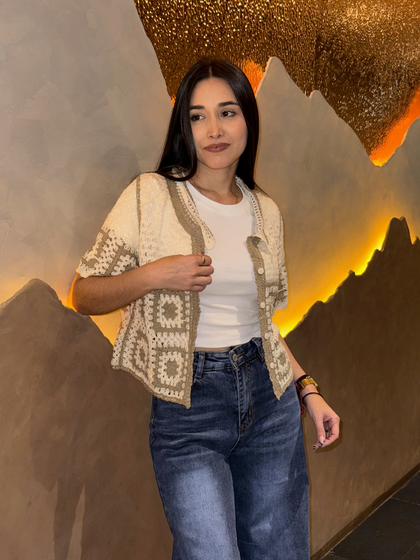 Camisa Crochet