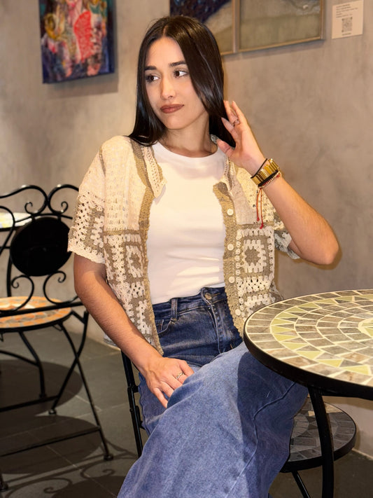 Camisa Crochet