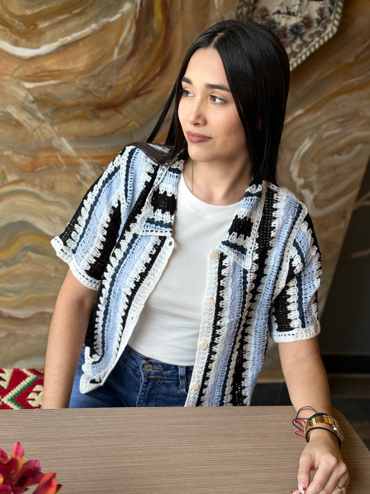 Camisa Crochet