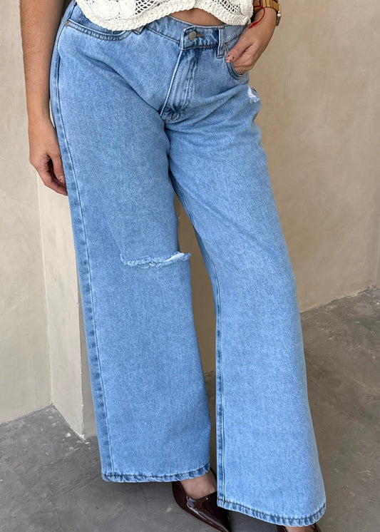 Pantalón Jean Wide Leg